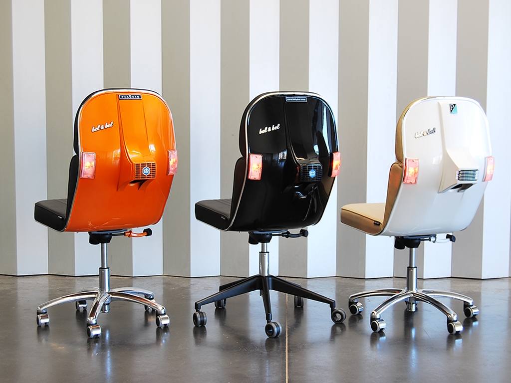 设计的延续：摩登Vespa机车椅