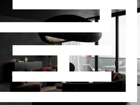 简约室内设计：红与黑主题